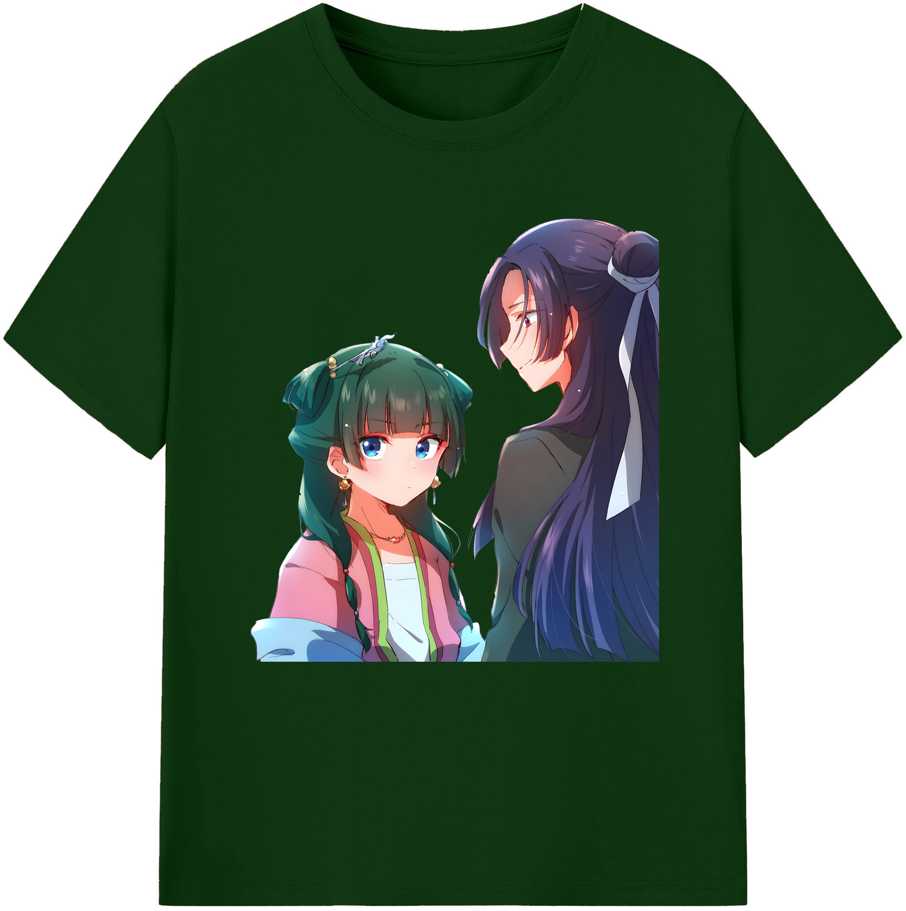 （画像用） 薬屋のひとりごと The Apothecary Diaries 綿100％半袖Tシャツ（フロントプリント）
